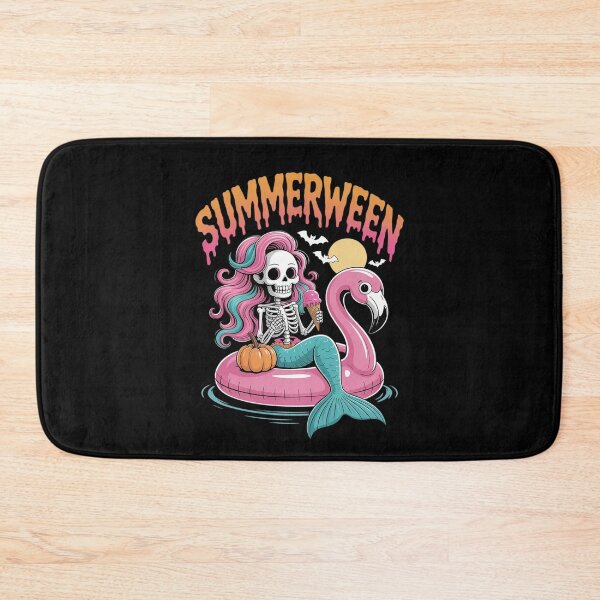 Item preview, Halloween Tropical Summerween Mermaid Skeleton designed and sold by FndPardaL.