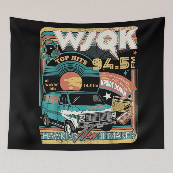Item preview, WSQK Hawkins New Hitmaker Retro Season 5  designed and sold by Chaya Reid.