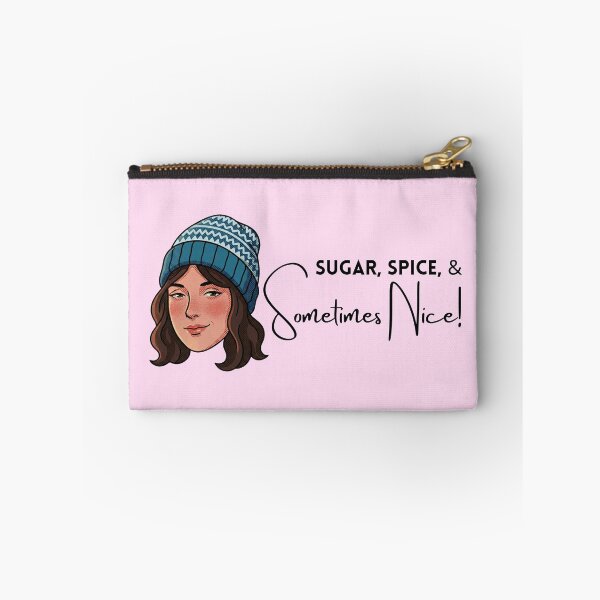 Item preview, Snarky Winter Girl in Blue Snowcap – Sarcastic Cozy Season Illustration for Stickers & Gifts designed and sold by SimplyJasper.