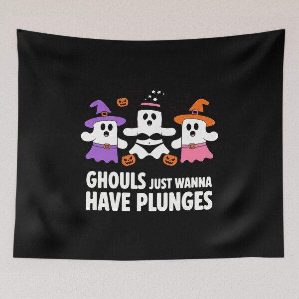 Item preview, Halloween Wild Swimmer Ghost Swim Cold Water dip designed and sold by FndPardaL.