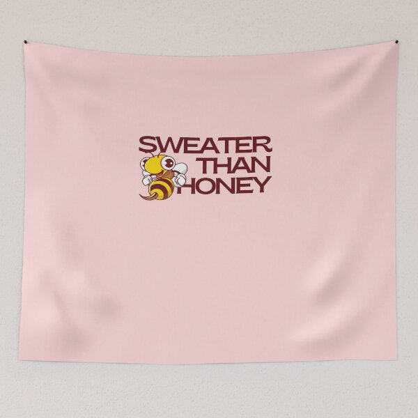 Item preview, SWEATER THAN HONEY Pun - Cute Cartoon Bee Flirty Quote designed and sold by ConfuseLab Alt.