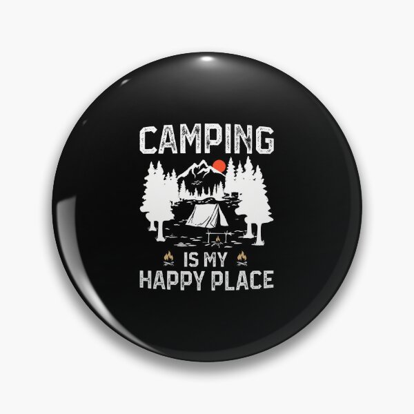 Item preview, Camping Is My Happy Place Funny Camper Forest Camp Camping designed and sold by DorisElaine.
