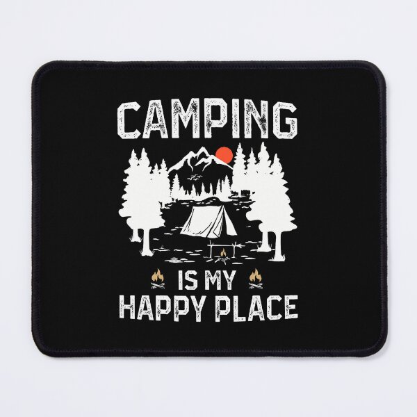 Item preview, Camping Is My Happy Place Funny Camper Forest Camp Camping designed and sold by DorisElaine.