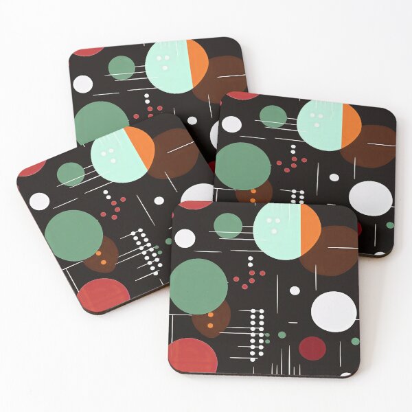 Item preview, Mid-Century Modern Abstract Colorful Geometric Circles Graphic Designs  designed and sold by DEC02.