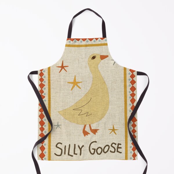Item preview, Retro Vintage Silly Goose Nursery Art designed and sold by SaltedBeachPaperie.
