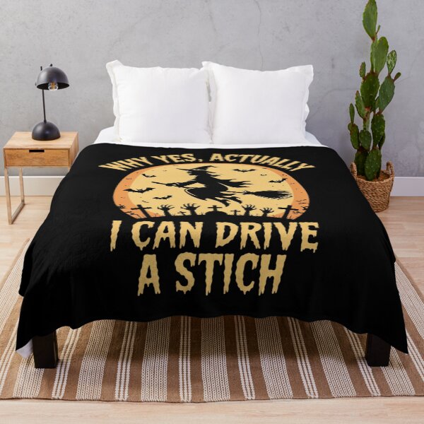 Item preview, Halloween Witch Gifts Why Yes Actually I Can Drive A Stick designed and sold by FndPardaL.