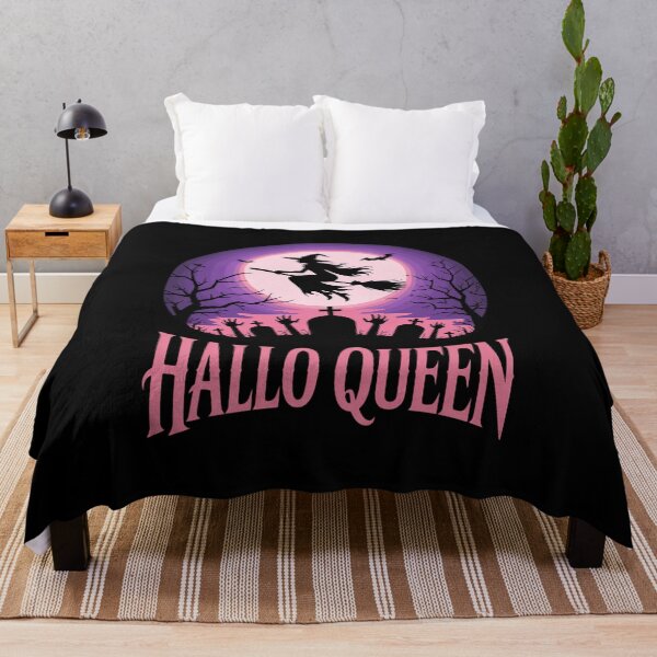 Item preview, Halloween Witch on Broomstick Hallo Queen Women Ladies Girls designed and sold by FndPardaL.