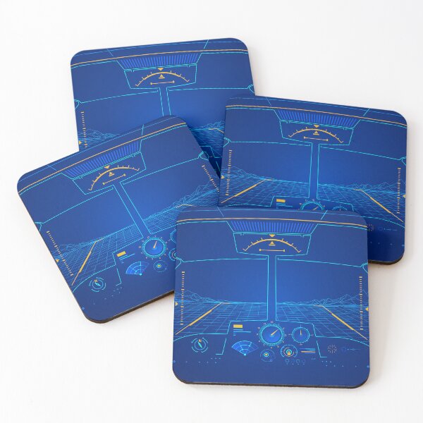 Item preview, aerospace technology or simulator, graphic of inside of cockpit presented with futuristic interface designed and sold by NiamLab.