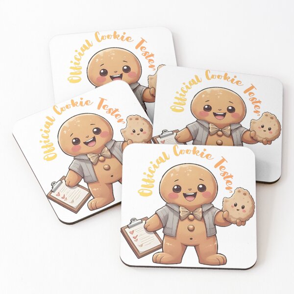 Item preview, Official Cookie Tester – Cute Gingerbread Christmas Design designed and sold by HANG ON STUDIO .
