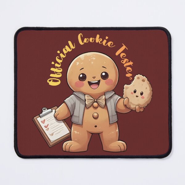Item preview, Official Cookie Tester – Cute Gingerbread Christmas Design designed and sold by HANG ON STUDIO .