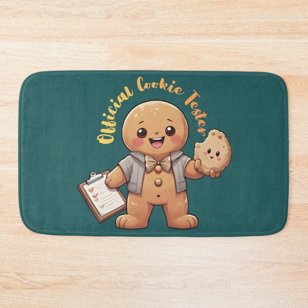 Item preview, Official Cookie Tester – Cute Gingerbread Christmas Design designed and sold by HANG ON STUDIO .