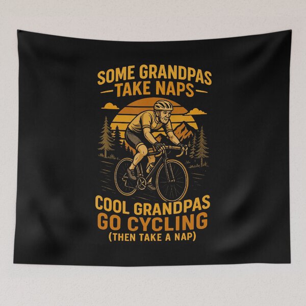 Item preview, Cool Grandpa Biker Funny Cycling Saying Outdoor Adventure designed and sold by RosaliaAmber.
