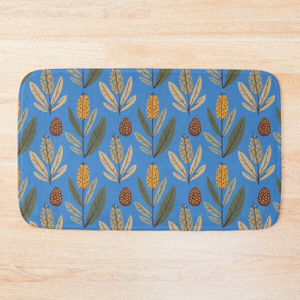 Item preview, Australian Banksia & Wattle Folk Art Pattern — Seamless Botanical designed and sold by TroyTheTerrific.