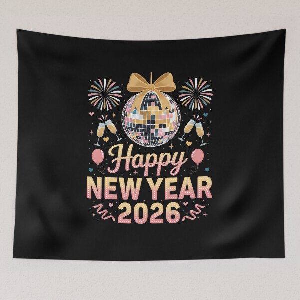 Item preview, Happy New Year 2026 Fireworks New Year's Eve Party Countdown designed and sold by SarahLeanne1.