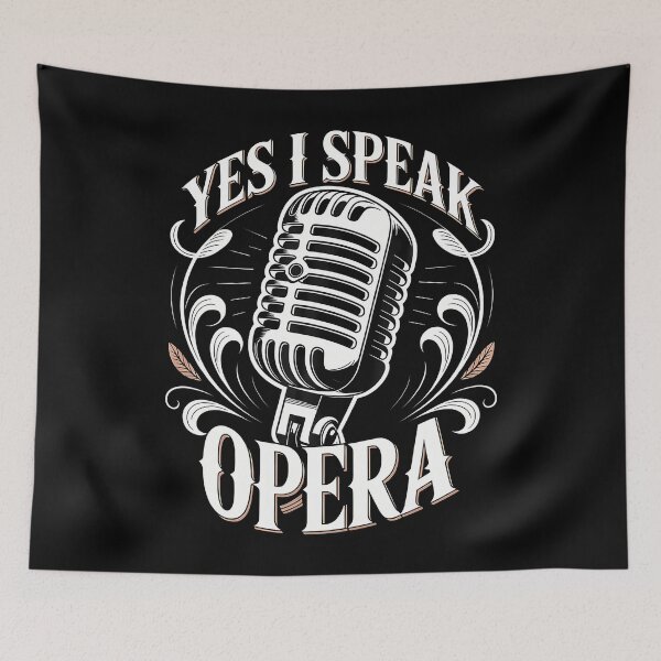 Item preview, Yes I Speak Opera Theater Singer Performer - designed and sold by ElizabethVivan.