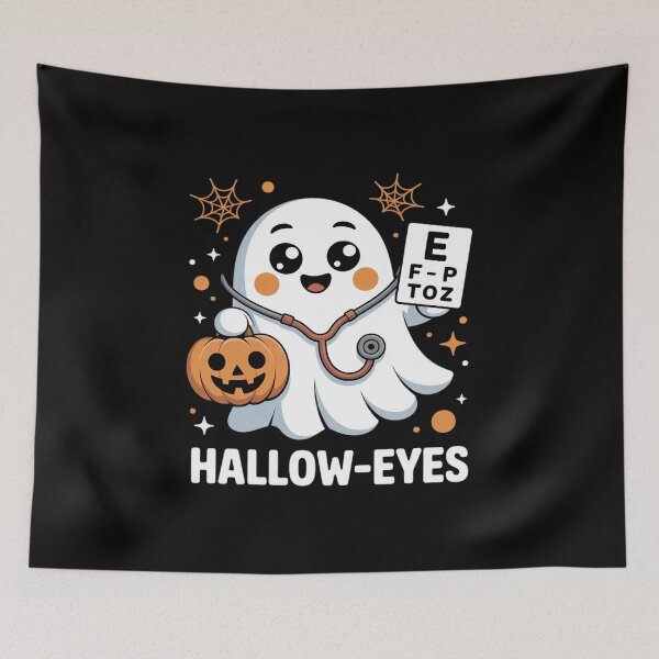 Item preview, Hallow-Eyes Optometry Halloween Ophthalmologist Eye Doctor designed and sold by FndPardaL.