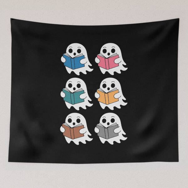 Item preview, Halowwen Cute Bookish Ghosts designed and sold by FndPardaL.