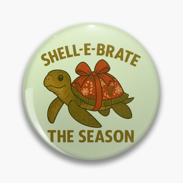 Item preview, Shell-e-brate the Season - Green Sea Turtle designed and sold by Animal Magnetism.