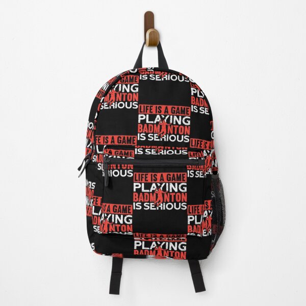 Item preview, Life Is A Game Playing Badminton Is Serious Funny Badminton designed and sold by RosaliaAmber.