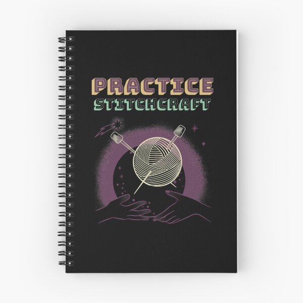 Item preview, Practice Stitchcraft For Knitter Knitting Needles Magic Moon designed and sold by BrandyMartha.