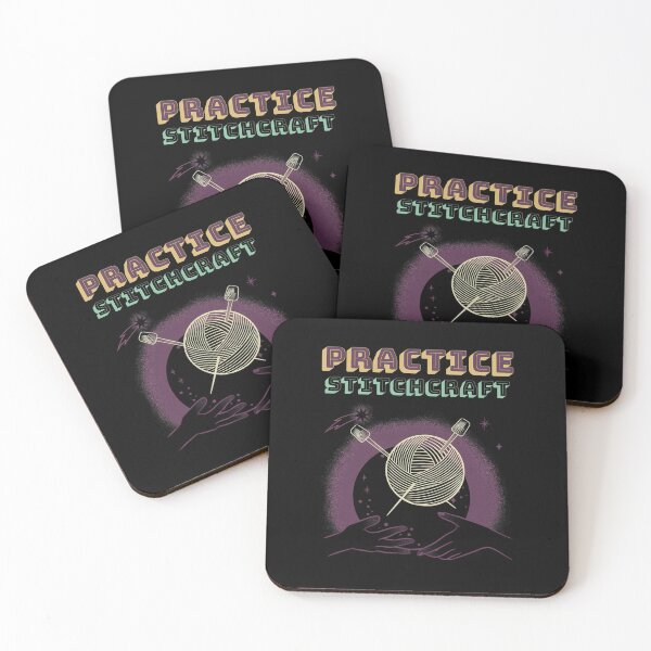 Item preview, Practice Stitchcraft For Knitter Knitting Needles Magic Moon designed and sold by BrandyMartha.
