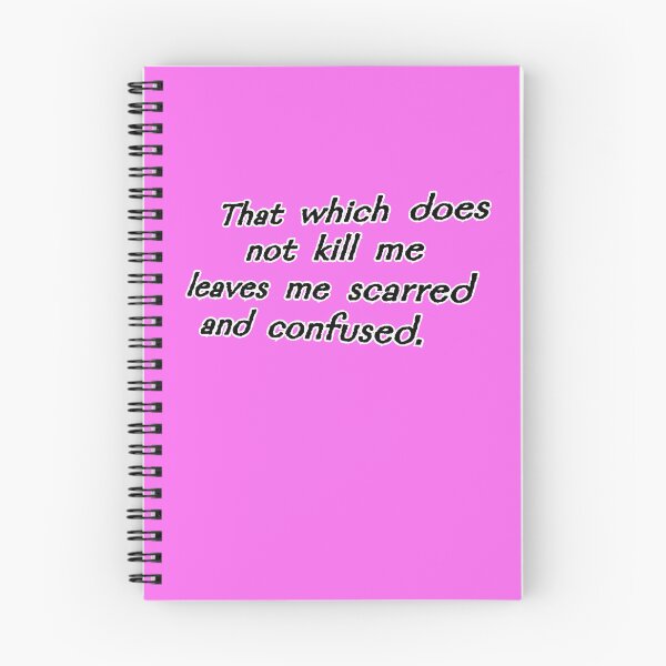 Item preview, That which does not kill me, pink designed and sold by mntimg.