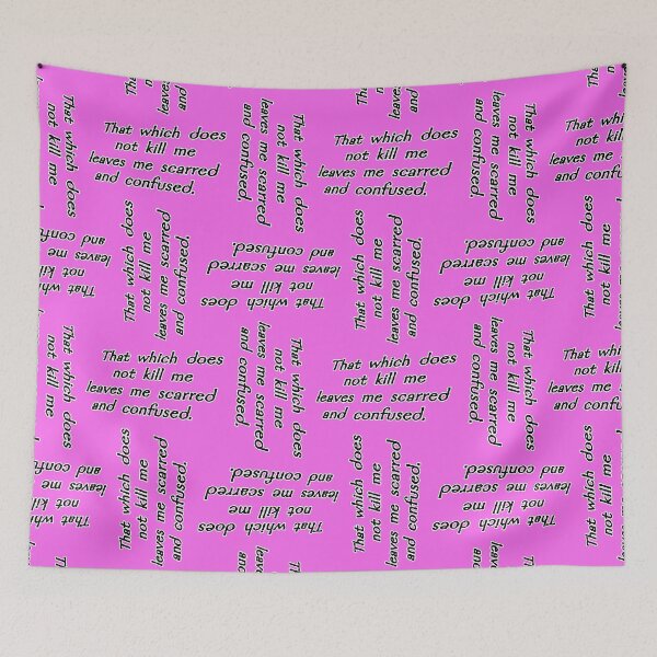 Item preview, That which does not kill me, pink designed and sold by mntimg.
