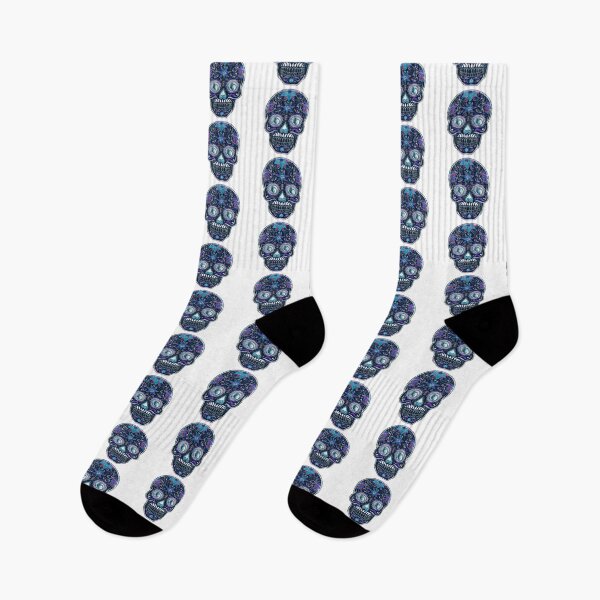 Item preview, Midnight Blue Sugar Skull designed and sold by natnat7w.