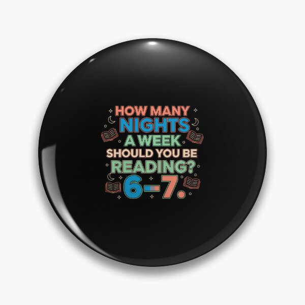 Item preview, How Many Nights A Week Should You Be Reading 67 Meme designed and sold by ElizabethVivan.