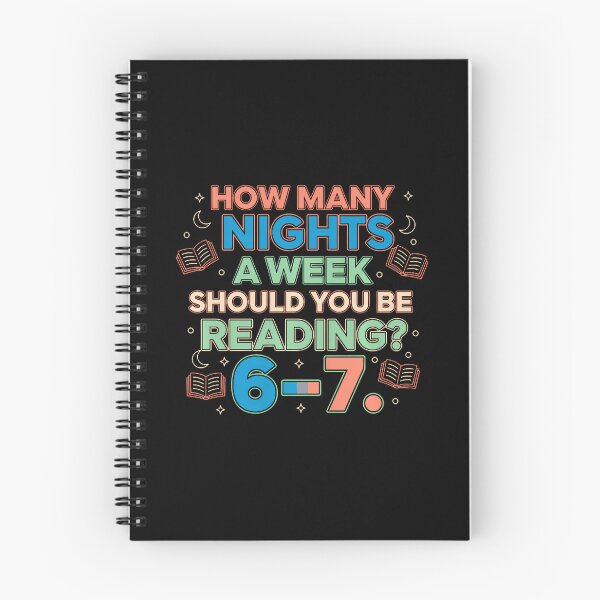 Item preview, How Many Nights A Week Should You Be Reading 67 Meme designed and sold by ElizabethVivan.