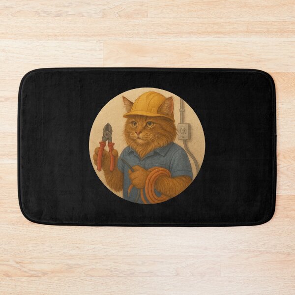 Item preview, Electrician Kitty designed and sold by Fort Galaxy.