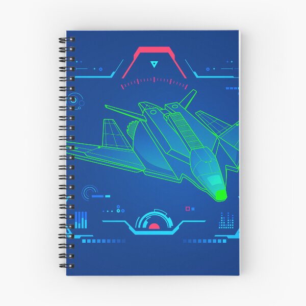 Item preview, aerospace engineering of space travel, graphic of lined spaceship with sci-fi interface designed and sold by NiamLab.