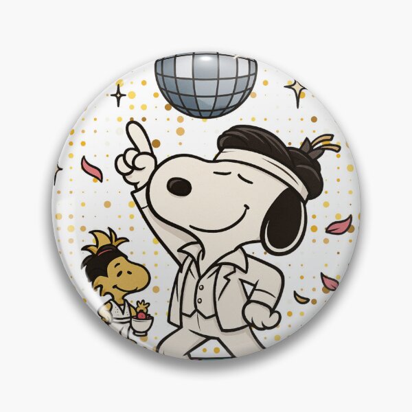 Item preview, Disco Snoopy – 80s Groove Dog Dancing Under Disco Ball designed and sold by Tidal Arts.