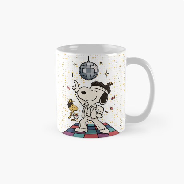 Item preview, Disco Snoopy – 80s Groove Dog Dancing Under Disco Ball designed and sold by Tidal Arts.