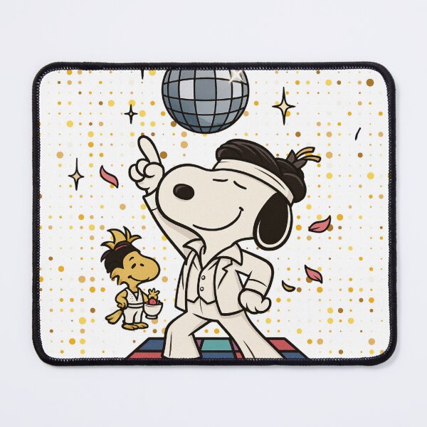 Item preview, Disco Snoopy – 80s Groove Dog Dancing Under Disco Ball designed and sold by Tidal Arts.