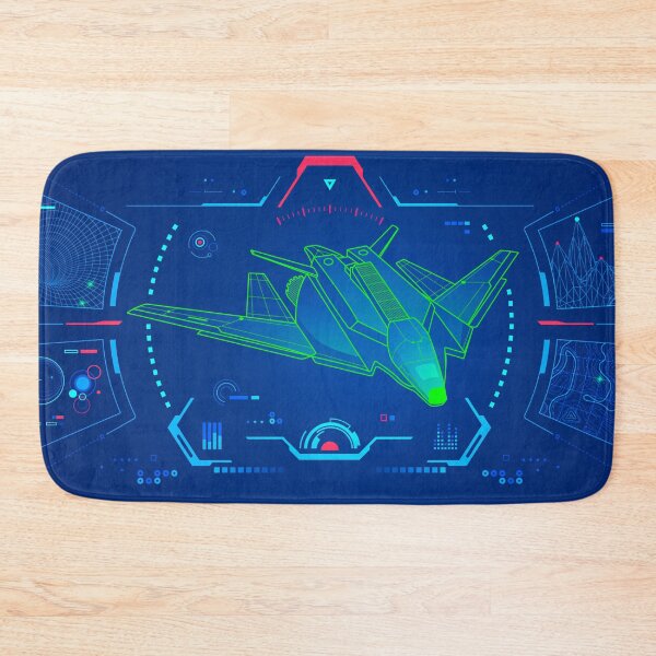 Item preview, aerospace engineering of space travel, graphic of lined spaceship with sci-fi interface designed and sold by NiamLab.