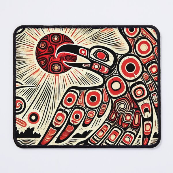Item preview, Raven Steals the Sun – Northwest Coast Indigenous Art Style designed and sold by Alaska Magick.