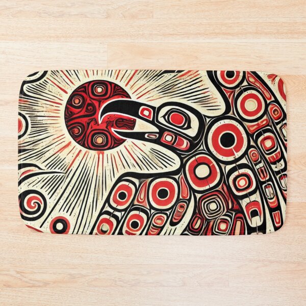 Item preview, Raven Steals the Sun – Northwest Coast Indigenous Art Style designed and sold by Alaska Magick.