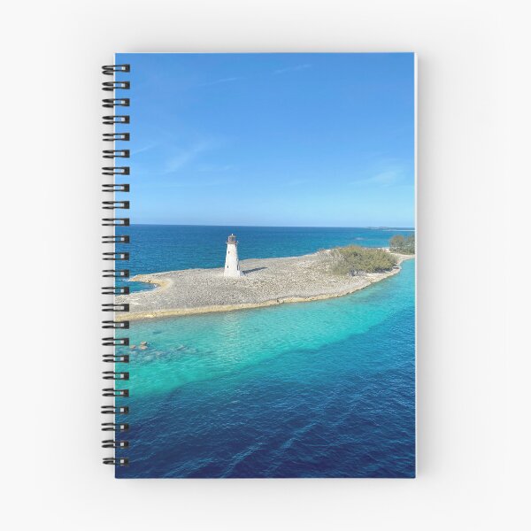 Item preview, Tropical Island Lighthouse in Turquoise Blue Water designed and sold by Southern Summit Photography.