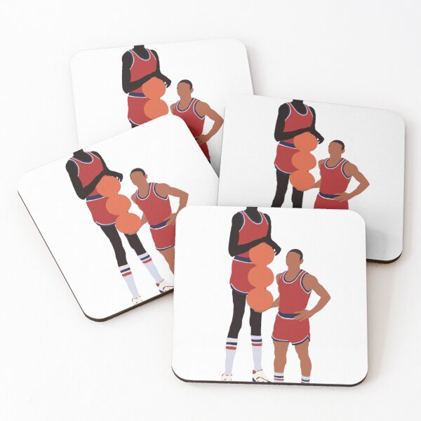 Item preview, Manute Bol And Muggsy Bogues Art designed and sold by MariaBriceno.