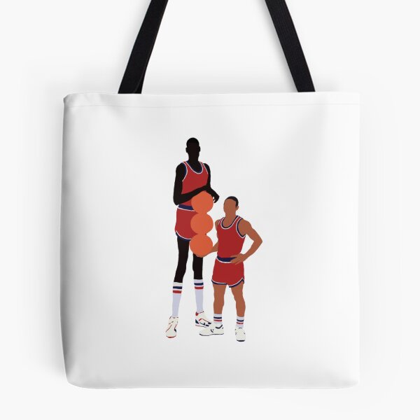 Aperçu de l'œuvre Manute Bol et Muggsy Bogues Art créée et vendue par MariaBriceno.