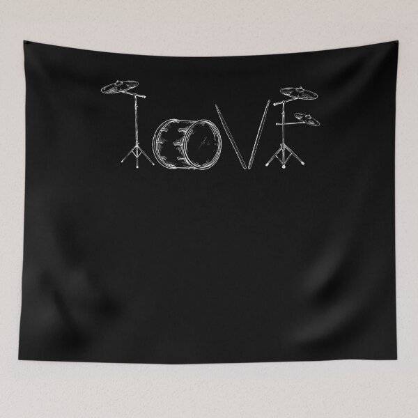 Item preview, Love Drums Happy Valentine's Day Drummer Music Lover designed and sold by LucilleAntoi.