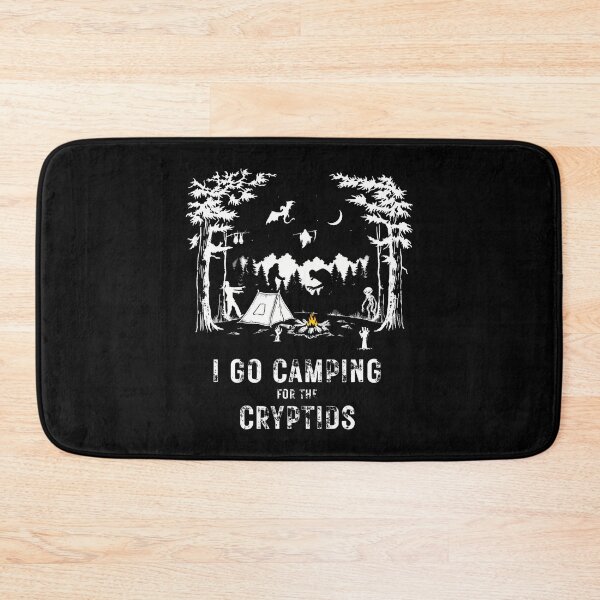 Item preview, Camping For The Cryptids Bigfoot Mothman Alien Sasquatch designed and sold by DorisElaine.