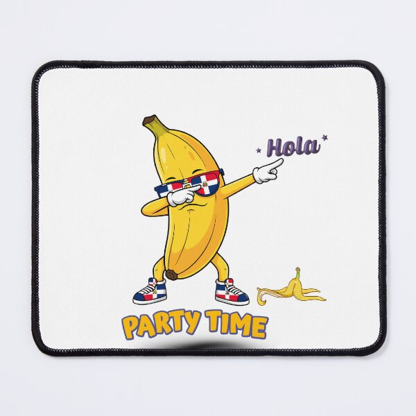 Item preview, Dancing Banana with Dominican Flag Sunglasses – Funny Party Cartoon Design designed and sold by Aura Design.