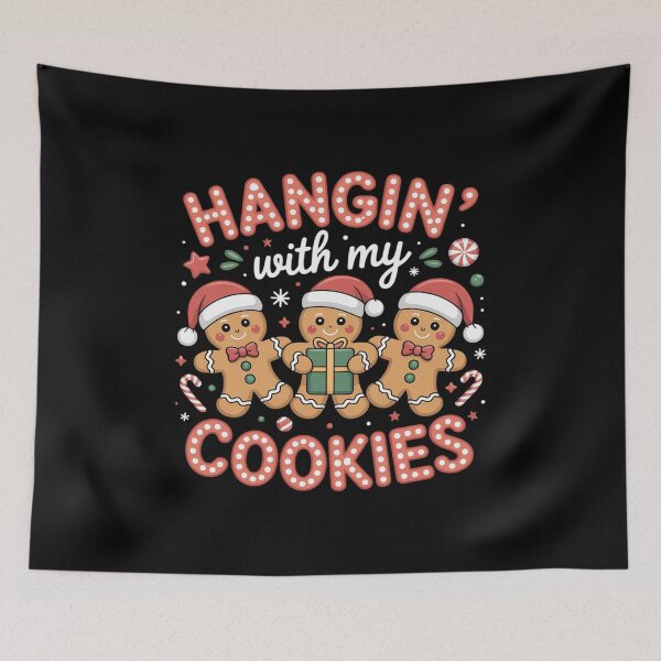 Item preview, Hangin with My Cookies Gingerbread Men Women Xmas Teacher designed and sold by JaskconLIfe23.