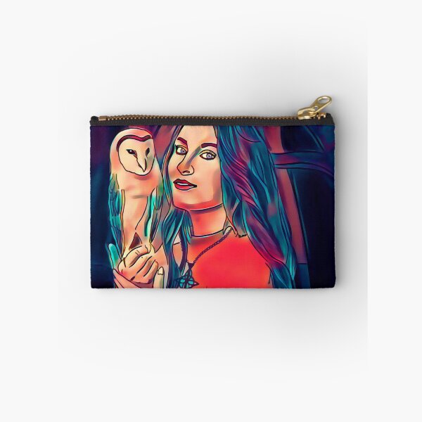 Item preview, Mystic Woman with Owl – Digital Stencil Art designed and sold by GAP90.