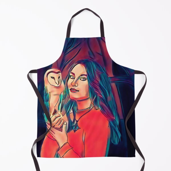 Item preview, Mystic Woman with Owl – Digital Stencil Art designed and sold by GAP90.