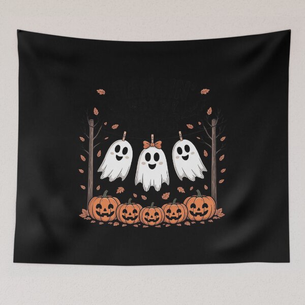 Item preview, Hanging Ghosts Halloween Cute Hanging With My Boos designed and sold by JaskconLIfe23.