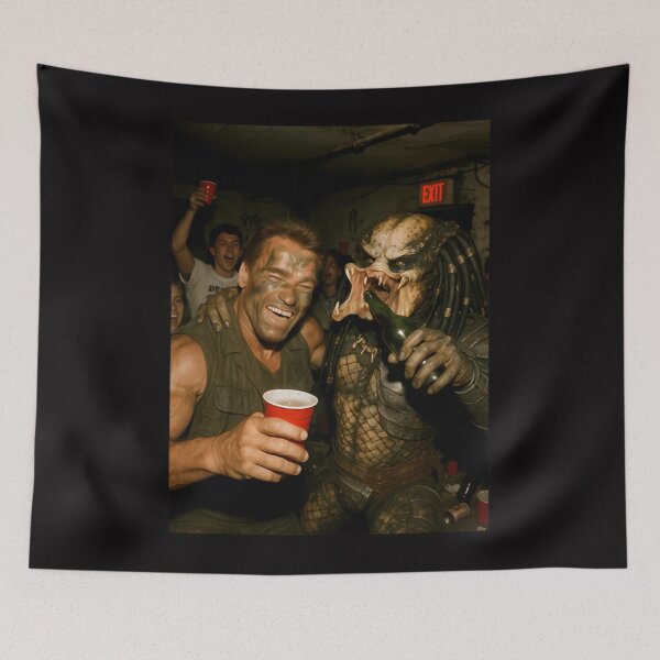 Item preview, Arnolds Schwarzeneggers The Predators A Candid Paparazzi Meme designed and sold by TammyClark66.