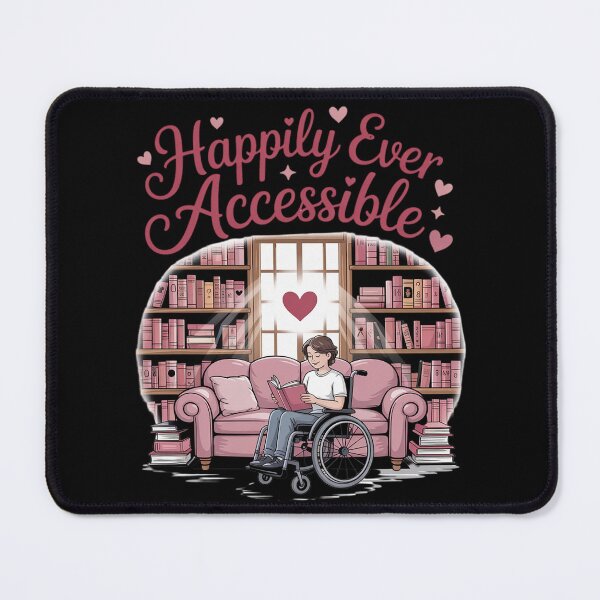 Item preview, Happily Ever Accessible Girl Reading with Wheelchair designed and sold by JaskconLIfe23.